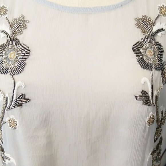 Abercrombie & Fitch Floral Beaded Tank Top - Picture 9 of 9